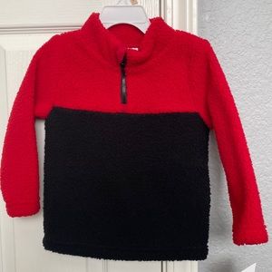 Toddlers boys sherpa quarter zip